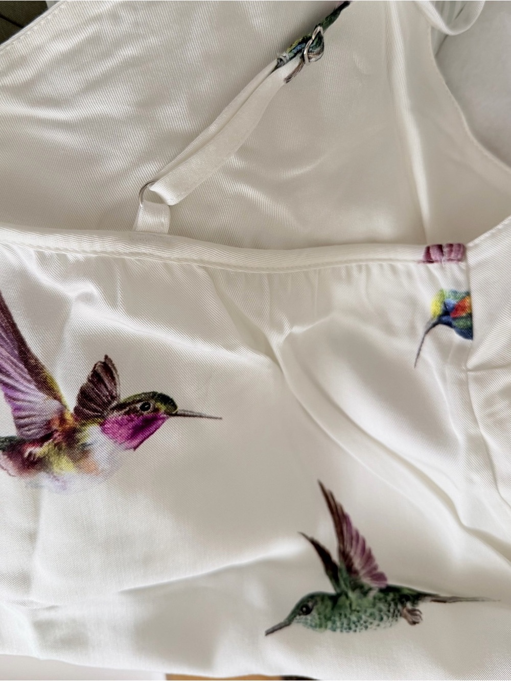 NWT Hummingbird Cami Short Pajama Set Villacotton Colibri 2X Comes in Gift Box